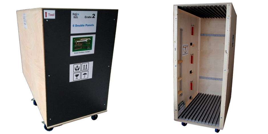 whiteboard crates